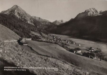 Österreich - Schoppernau - mit Ünschen - 1965 Österreich - Schoppernau - mit Ünschen - 1965