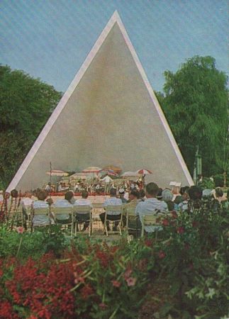 Essen - Bundesgartenschau, Musikpavillon - 1965 Essen - Bundesgartenschau, Musikpavillon - 1965