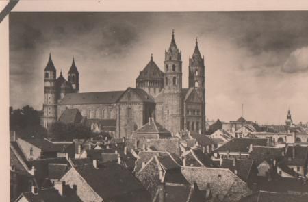 Worms - Dom mit Stadtbild - ca. 1935 Worms - Dom mit Stadtbild - ca. 1935