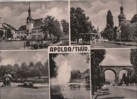 Apolda - u.a. Rathaus - 1972 Apolda - u.a. Rathaus - 1972