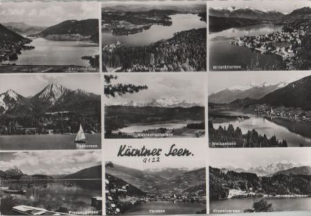 Österreich - Kärnten - Kärtner Seen - 1962 Österreich - Kärnten - Kärtner Seen - 1962