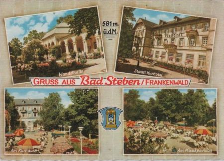 Bad Steben - u.a. Staatl. Kurhotel - ca. 1960 Bad Steben - u.a. Staatl. Kurhotel - ca. 1960