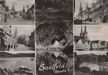 Saalfeld - 7 Teilbilder - 1959 Saalfeld - 7 Teilbilder - 1959