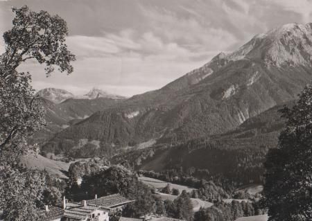 Berchtesgaden - Gasthaus Zipfhäusl am Soleleitungsweg - 1958 Berchtesgaden - Gasthaus Zipfhäusl am Soleleitungsweg - 1958