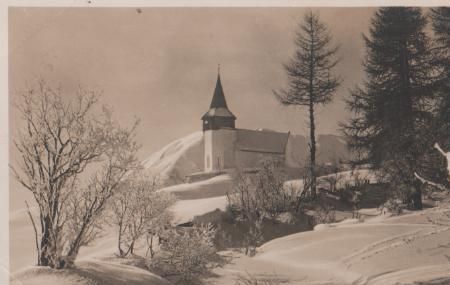 Schweiz - Frauenkirchli bei Davos - 1929 Schweiz - Frauenkirchli bei Davos - 1929