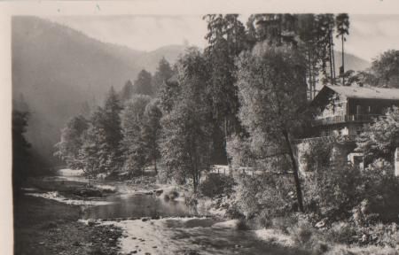 Schwarzburg - Schweizerhaus im Schwarzatal - ca. 1955 Schwarzburg - Schweizerhaus im Schwarzatal - ca. 1955