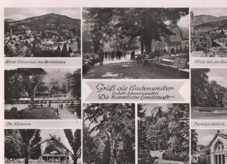 Badenweiler Schwarzwald - 1963 Badenweiler Schwarzwald - 1963