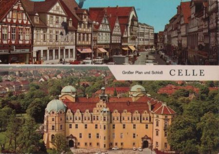 Celle - Großer Plan und Schloß - ca. 1970 Celle - Großer Plan und Schloß - ca. 1970
