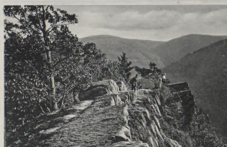 Schwarzburg - Schwarzatal - Griesbachfelsen - ca. 1955 Schwarzburg - Schwarzatal - Griesbachfelsen - ca. 1955