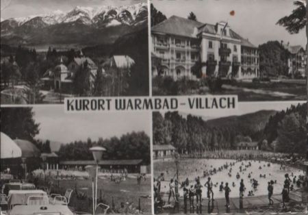 Österreich - Villach - Kurort Warmbad - 1961 Österreich - Villach - Kurort Warmbad - 1961