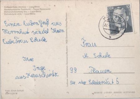 Lübbenau-Leipe - niedersorbische Festtracht Lübbenau-Leipe - niedersorbische Festtracht