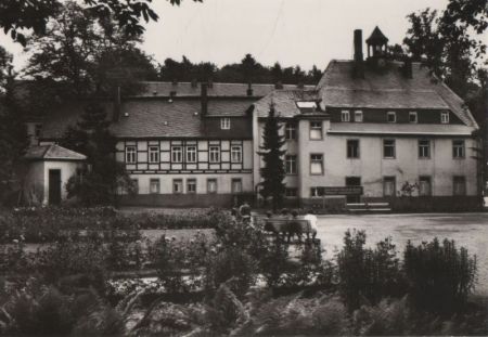 Wolkenstein - Parkanlagen mit Badehaus - ca. 1980 Wolkenstein - Parkanlagen mit Badehaus - ca. 1980