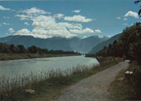 Schweiz - Bad Ragaz - am Rhein - ca. 1980 Schweiz - Bad Ragaz - am Rhein - ca. 1980