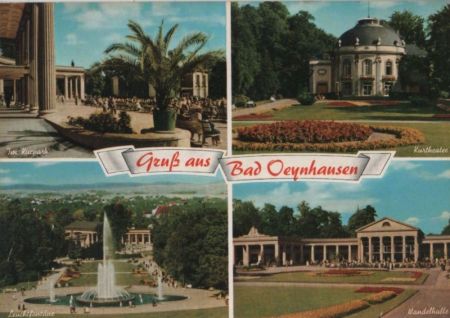 Bad Oeynhausen - u.a. Leuchtfonbtäne - 1970 Bad Oeynhausen - u.a. Leuchtfonbtäne - 1970