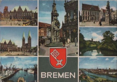 Bremen - u.a. Schütting und Roland - 1959 Bremen - u.a. Schütting und Roland - 1959