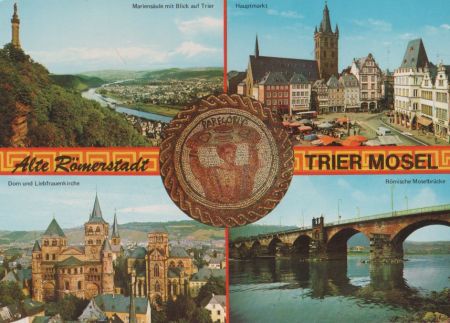 Trier - u.a. Mariensäule - ca. 1980 Trier - u.a. Mariensäule - ca. 1980