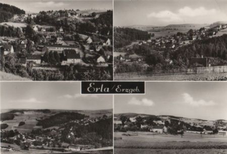Schwarzenberg, Erla-Crandorf - mit 4 Bildern - 1979 Schwarzenberg, Erla-Crandorf - mit 4 Bildern - 1979