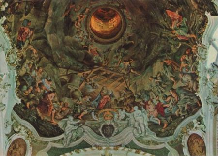 Schweiz - Einsiedeln - Klosterkirche, Weihnachtskuppel - ca. 1980 Schweiz - Einsiedeln - Klosterkirche, Weihnachtskuppel - ca. 1980