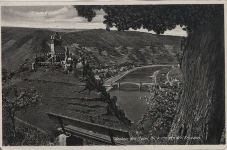 Kochem - Cochem - Blick von den drei Kreuzen - 1937 Kochem - Cochem - Blick von den drei Kreuzen - 1937