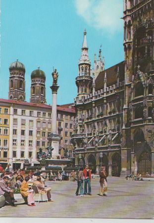 München - Marienplatz - 1980 München - Marienplatz - 1980