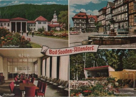 Bad Sooden-Allendorf - u.a. Lesehalle - 1966 Bad Sooden-Allendorf - u.a. Lesehalle - 1966