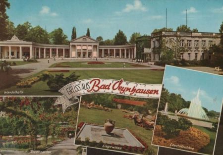 Bad Oeynhausen - u.a. Leuchtfontäne - 1962 Bad Oeynhausen - u.a. Leuchtfontäne - 1962