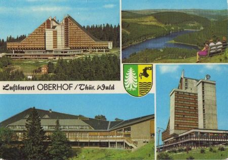 Oberhof - u.a. Großgaststätte Oberer Hof - ca. 1980 Oberhof - u.a. Großgaststätte Oberer Hof - ca. 1980