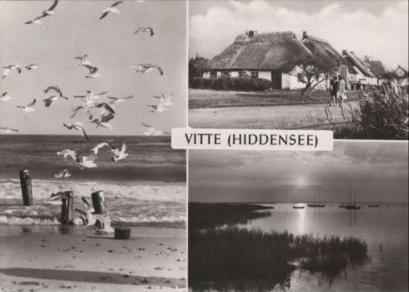 Hiddensee - Vitte - 4 Teilbilder - 1981 Hiddensee - Vitte - 4 Teilbilder - 1981