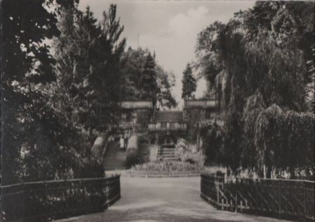 Riesa - Freitreppe im Stadtpark - 1966 Riesa - Freitreppe im Stadtpark - 1966