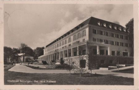 Bad Salzungen - das neue Kurhaus - 1948 Bad Salzungen - das neue Kurhaus - 1948