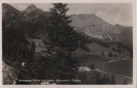 Oberaudorf - Unterkunftshaus Rosengasse - ca. 1950 Oberaudorf - Unterkunftshaus Rosengasse - ca. 1950
