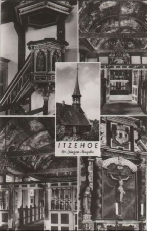 Itzehoe - St. Jürgen-Kapelle - ca. 1960 Itzehoe - St. Jürgen-Kapelle - ca. 1960