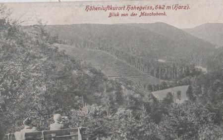 Braunlage - Hohegeiss - Blick v. Mönchsbank - 1912 Braunlage - Hohegeiss - Blick v. Mönchsbank - 1912