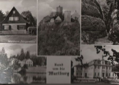 Eisenach - rund um die Wartburg - 1978 Eisenach - rund um die Wartburg - 1978