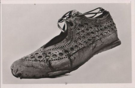 Bad Homburg, Kastell Saalburg - Römischer Frauenschuh - ca. 1960 Bad Homburg, Kastell Saalburg - Römischer Frauenschuh - ca. 1960