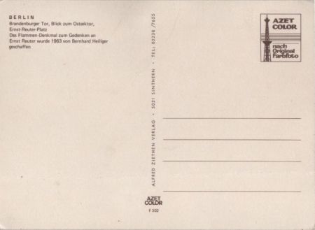 Berlin-Mitte, Brandenburger Tor - Ernst-Reuterplatz