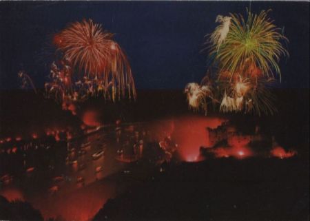 St. Goarshausen - Goarshausen, Rhein in Flammen - ca. 1985 St. Goarshausen - Goarshausen, Rhein in Flammen - ca. 1985