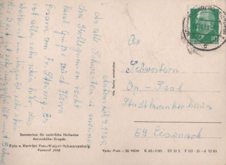 Breitenbrunn-Antonshöhe - Sanatorium für natürliche Heilweise Breitenbrunn-Antonshöhe - Sanatorium für natürliche Heilweise