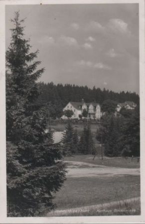 Goslar Hahnenklee - Kurhaus Bockswiese - 1940 Goslar Hahnenklee - Kurhaus Bockswiese - 1940