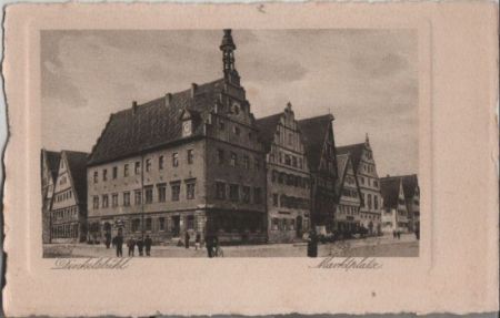 Dinkelsbühl - Marktplatz - ca. 1950 Dinkelsbühl - Marktplatz - ca. 1950