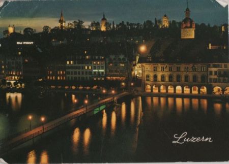 Luzern - Schweiz - bei Nacht Luzern - Schweiz - bei Nacht