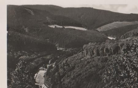 Geratal zwischen Oberhof und Gehlberg - ca. 1955 Geratal zwischen Oberhof und Gehlberg - ca. 1955