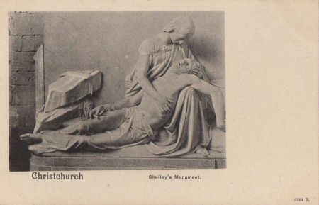 Christchurch - Shelley’s Monument (evtl. Reprint) - ca. 1920 Christchurch - Shelley’s Monument (evtl. Reprint) - ca. 1920