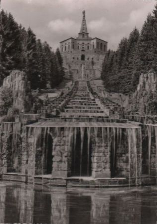 Kassel-Wilhelmshöhe - Herkules mit Kaskaden - ca. 1965 Kassel-Wilhelmshöhe - Herkules mit Kaskaden - ca. 1965