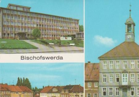 Bischofswerda - Rat des Kreises, Altmarkt, Rathaus - 1982 Bischofswerda - Rat des Kreises, Altmarkt, Rathaus - 1982