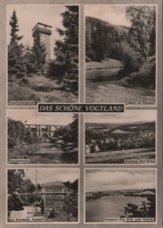 Vogtland - u.a. Elstertalbrücke - 1973 Vogtland - u.a. Elstertalbrücke - 1973