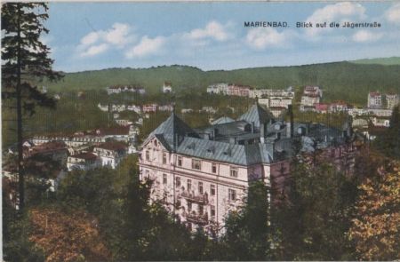 Marienbad - Blick auf die Jägerstraße Marienbad - Blick auf die Jägerstraße