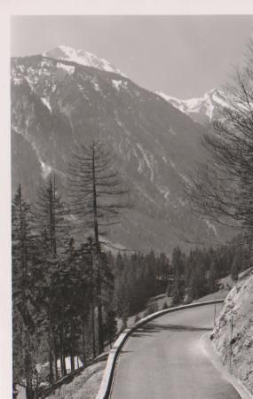 Alpenstraße bei Bayrischzell - ca. 1955 Alpenstraße bei Bayrischzell - ca. 1955