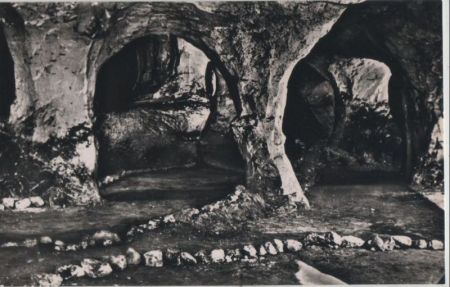 Walldorf - Höhle, Säulenpartien - 1963 Walldorf - Höhle, Säulenpartien - 1963