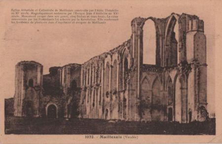 Frankreich - Maillezais - Aglise abbatiale - 1941 Frankreich - Maillezais - Aglise abbatiale - 1941